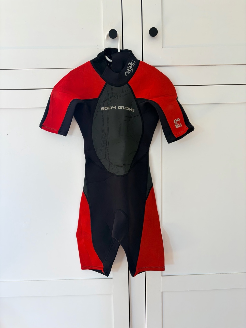 Body Glove Kids Red & Black Shorty Wetsuit - Youth Swim Size 8